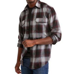 George long sleeve button up flannel shirt-Size LT 42-44